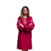 Embroidered Dress"Raspberry"
